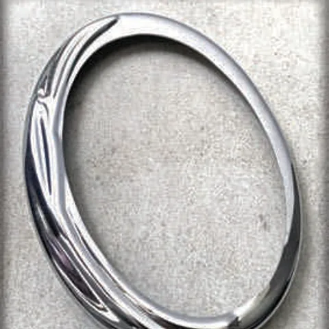 Inox ram za fotokeramiku Grančica oval
